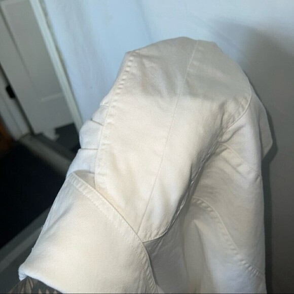 VINTAGE London fog white double breasted peacoat size 12 - Picture 8 of 13